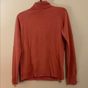Karen Scott Women's Warm Coral Turtleneck Sweater